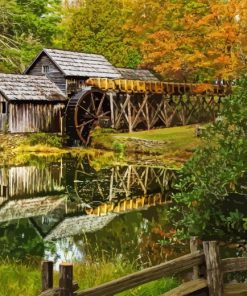 Mabry Mill Diamond Painting