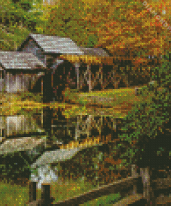 Mabry Mill Diamond Painting