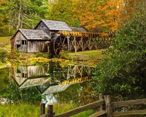 Mabry Mill Diamond Painting