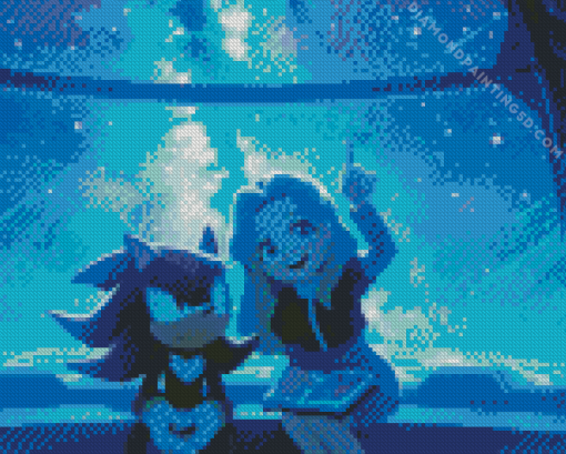 Maria And Shadow Diamond by numbers