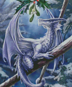 Snow Dragon Diamond Painting