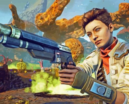 The Outer Worlds Game Diamond art