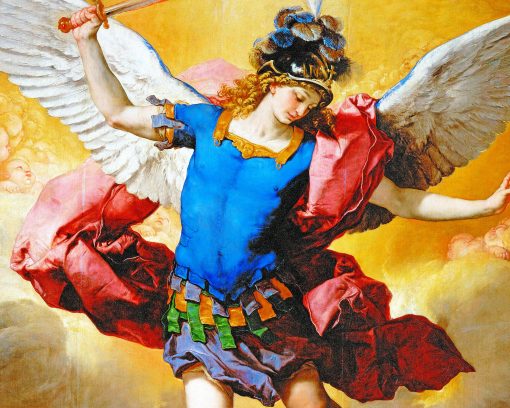 Vintage Archangel Michael Diamond Painting art