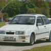 White Cosworth Diamond Painting