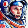 Yuri Gagarin Art Diamond Painting