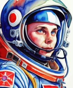 Yuri Gagarin Art Diamond Painting