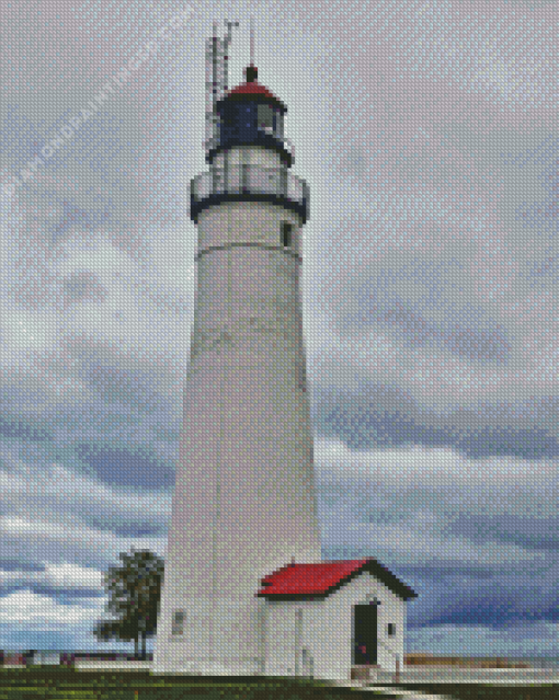 Fort Gratiot Lighthouse Diamond Painting