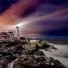 Lighthouse Night Time Diamond Painting