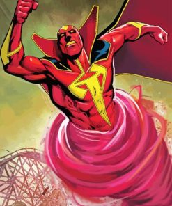 Red Tornado Character Diamond Painting