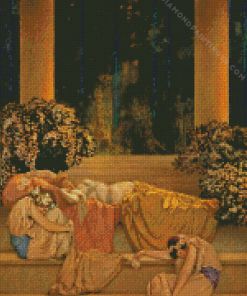 Sleeping Beauty Maxfield Parrish Diamond Painting