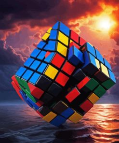 3D Rubiks Cube Diamond Painting