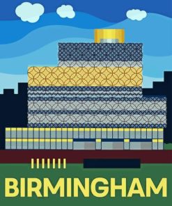 Birmingham England Poster Diamond Painting