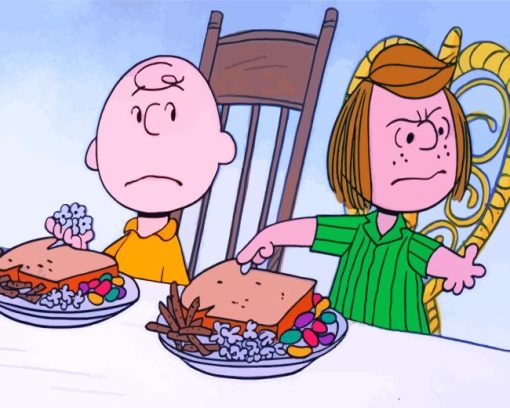 Charlie Brown Thanksgiving Diamond Painting