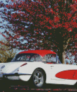 Classic 1960 Corvette Car Diamond Painting