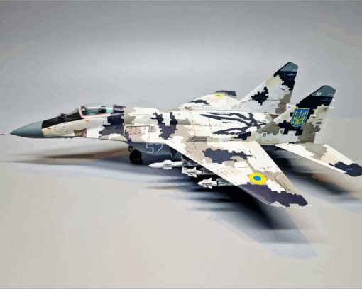 Mig 29 Fulcrum Diamond Painting