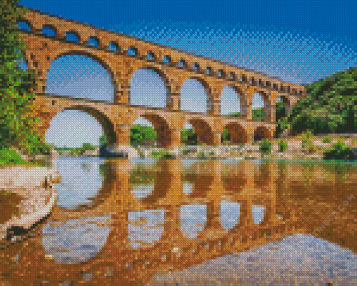 Nimes Pont Du Gard Diamond Painting