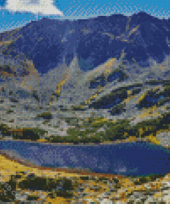 Retezat National Park Landscape Diamond Painting