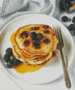 Blackberries Pancake Diamond Painting