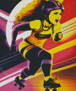 Roller Derby Diamond Painting