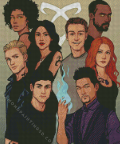 Shadowhunters Characters Diamond Paintings